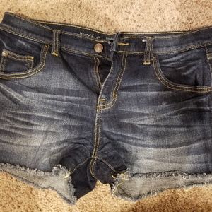 Mossimo Size 4 shorts, dark wash